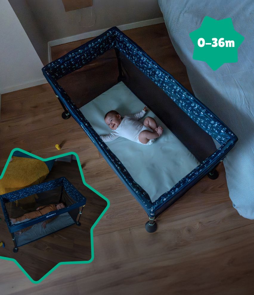 Lit parapluie Easy Clip | Pliable en quelques secondes. Matelas inclus.