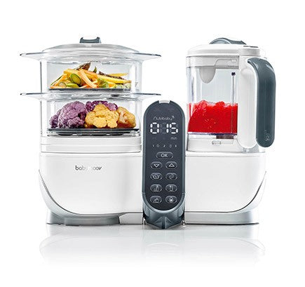Bol de mixage avec lame Nutribaby (+) Loft White