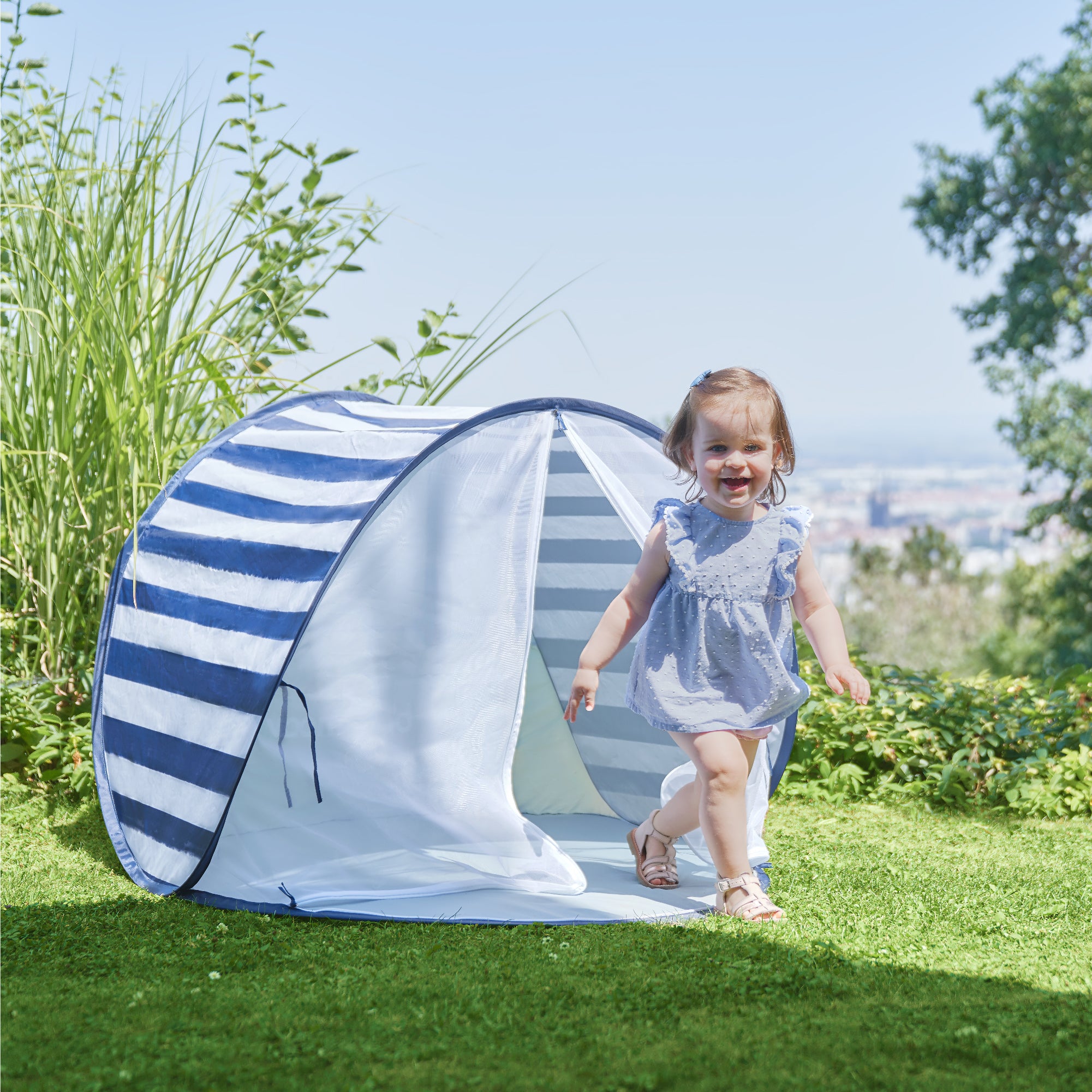 Sardines pour Tente Anti-UV bébé - Marinière