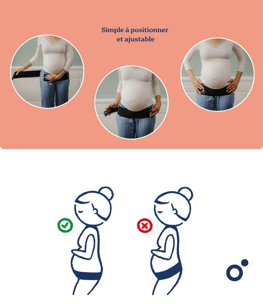 Ceinture de maintien grossesse Mom'n Belly doomoo