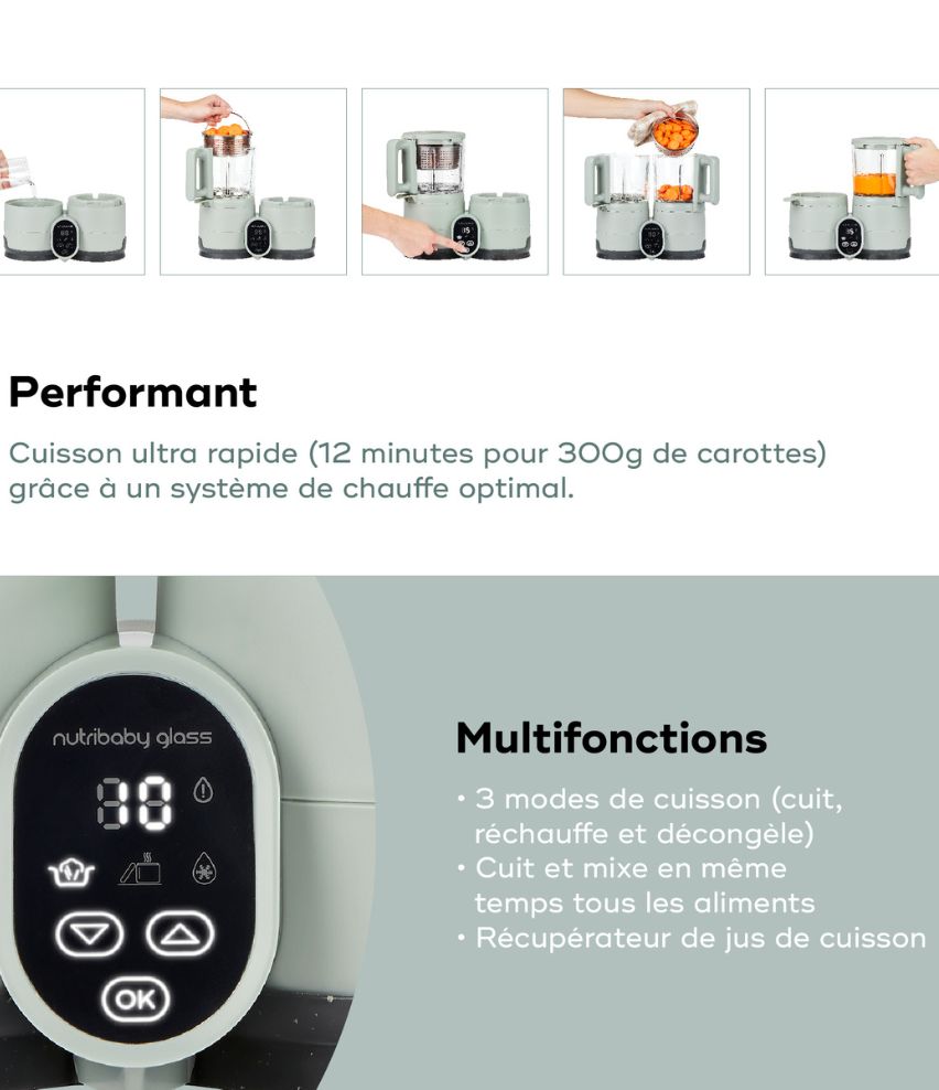 Robot culinaire Reconditionné Celadon en verre