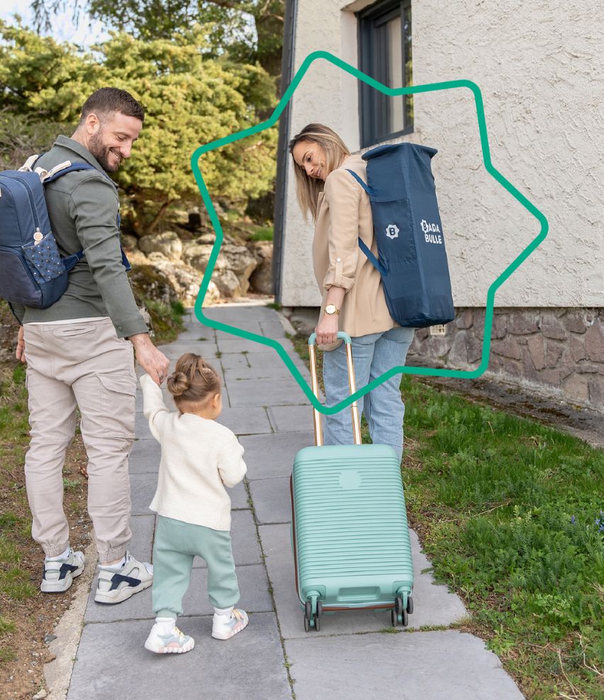 Lit parapluie Easy Clip | Pliable en quelques secondes. Matelas inclus.